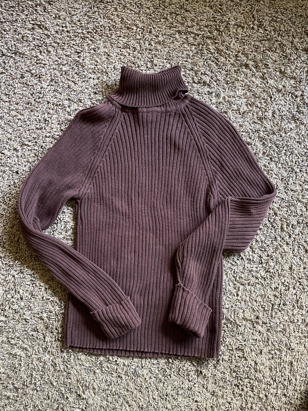 Vtg brown sweater turtleneck